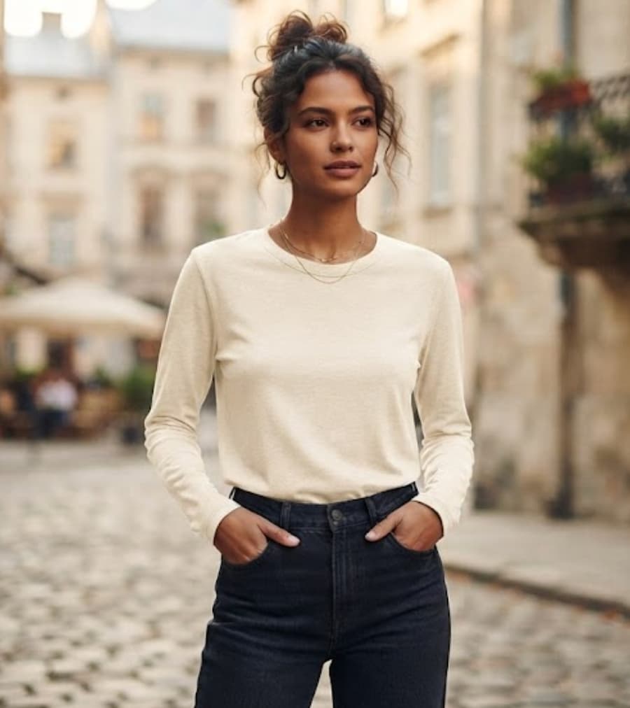 Women's Crewneck Long Sleeve